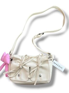PacSun Pink Bow Knotted Crossbody Bag NWT